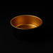 Contenitore Opseal in alluminio nero/oro - 450 ml - Ø 12,8 cm - H 5 cm - 600 unità