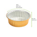 Contenitore Opseal in alluminio color oro - 1370 ml - Ø 18 cm - H 8 cm - 300 unità - dimensions