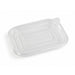 Coperchio Opseal traslucido in PP per contenitore 210LU161 - 16,1 cm x 11 cm - 600 unità