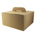 Scatola in cartone kraft con manici "Lunchgo" - 33,5 cm x 33,5 cm x 17,5 cm - 20 unità
