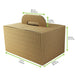 Scatola in cartone kraft con manici "Lunchgo" - 32,5 cm x 22,5 cm x 17,5 cm - 20 unità - dimensions