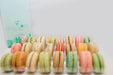Inserto in plastica PET trasparente per 4 macarons (1x4) con chiusura a clip - 12,8 cm x 6,8 cm x 2,3 cm - 250 unità