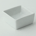 Mini ciotola cubo in porcellana bianca - 5,1 cm x 5,1 cm x 2,5 cm - 24 unità