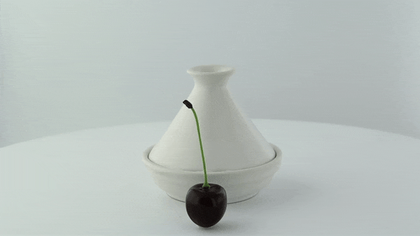 Mini tajine in porcellana bianca - Ø 9 cm - H 8 cm - 24 unità