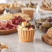 Stampo da forno rotondo in carta antigrasso 80 g/m² - 105 ml - Ø 6,8 cm - H 3,9 cm - 1000 unità