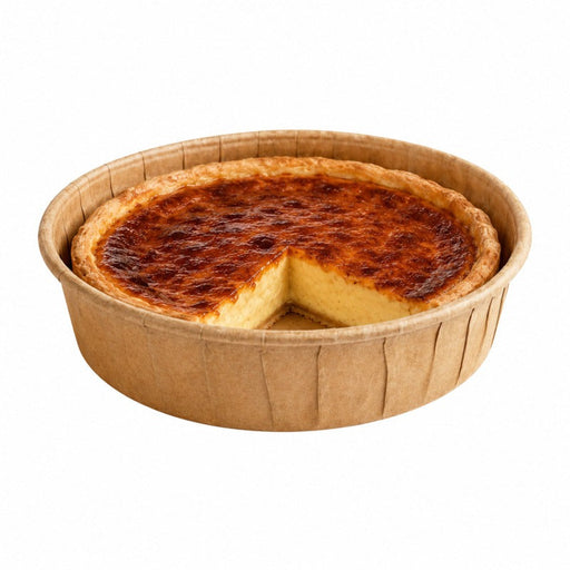 Stampo da forno rotondo in carta antigrasso 125 g/m² - 410 ml - Ø 14,5 cm - H 3 cm - 1000 unità