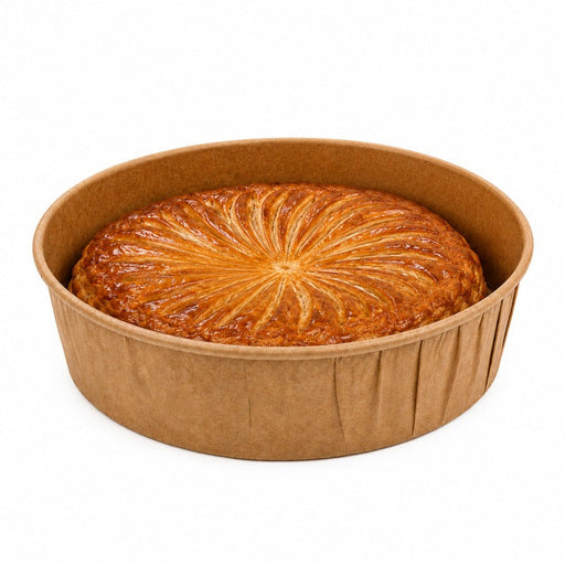 Stampo da forno rotondo in carta antigrasso 125 g/m² - 1200 ml - Ø 22,5 cm - H 3,5 cm - 1000 unità