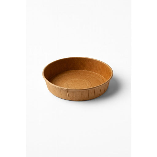 Stampo da forno rotondo in carta antigrasso 125 g/m² - 1200 ml - Ø 22,5 cm - H 3,5 cm - 1000 unità