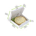 Mini scatola per pizza in cartone bianco - 9 cm x 9 cm x 2 cm - 500 unità