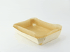 Stampo da forno in legno con pirottino in carta - 750 ml - 23,8 cm x 15,8 cm x 4 cm - 100 unità