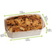 Stampo da forno in legno "Iseult" con pirottino in carta - 300 ml - 12 cm x 9 cm x 4 cm - 200 unità - dimensions