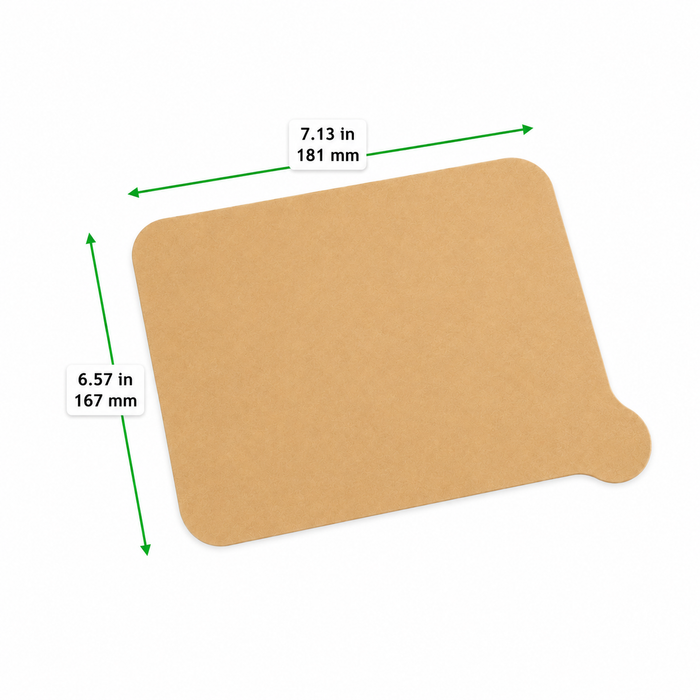 Opercolo di sigillatura in kraft "Opco" - 18,1 cm x 16,7 cm - 500 unità