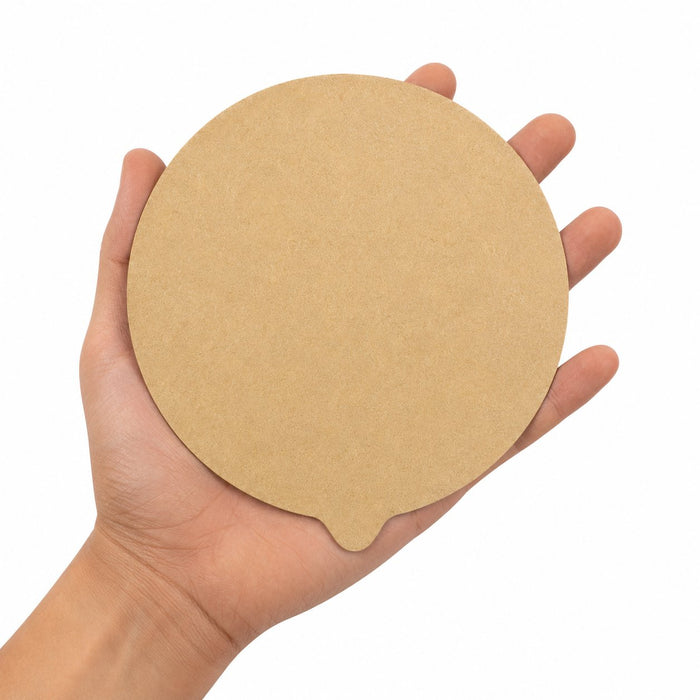 Opercolo di sigillatura rotondo in kraft "Opco" - Ø 17 cm - 500 unità
