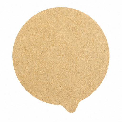 Opercolo di sigillatura rotondo in kraft "Opco" - Ø 17 cm - 500 unità