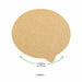 Opercolo di sigillatura rotondo in kraft "Opco" - Ø 17 cm - 500 unità - dimensions