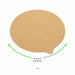 Opercolo di sigillatura rotondo in kraft "Opco" - Ø 23,5 cm - 500 unità - dimensions