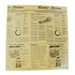 Carta alimentare marrone antigrasso con stampa Giornale in scatola distributrice - 38 cm x 40 cm - 500 unità