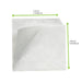 Sacchetto in carta bianca antigrasso aperto su 2 lati - 11 cm x 11 cm - 1000 unità - dimensions