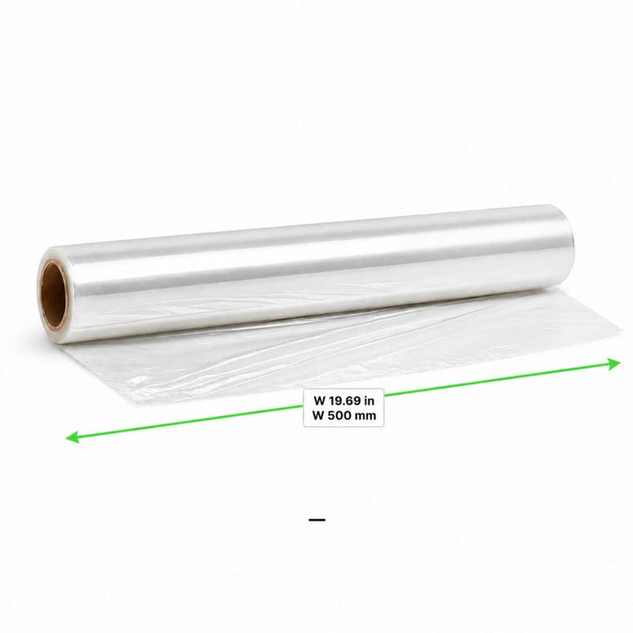 Film di cottura per cartoccio con 50 legacci - 50 cm x 50 m - 1 unità - dimensions