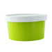 Insalatiera rotonda "Buckaty" in cartone verde - 900 ml - Ø 15 cm - H 7,5 cm - 360 unità