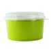 Insalatiera rotonda "Buckaty" in cartone verde - 900 ml - Ø 15 cm - H 7,5 cm - 360 unità