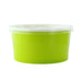 Insalatiera rotonda "Buckaty" in cartone verde - 900 ml - Ø 15 cm - H 7,5 cm - 360 unità