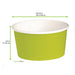 Insalatiera rotonda "Buckaty" in cartone verde - 900 ml - Ø 15 cm - H 7,5 cm - 360 unità