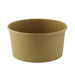 Insalatiera rotonda "Buckaty" in cartone kraft - 1000 ml - Ø 18,5 cm - H 5,9 cm - 300 unità