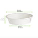 Insalatiera rotonda "Buckaty" in cartone bianco - 480 ml - Ø 15 cm - H 4,5 cm - 360 unità - dimensions