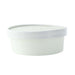 Insalatiera rotonda "Buckaty" in cartone bianco - 580 ml - Ø 15 cm - H 5 cm - 360 unità