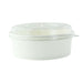 Insalatiera rotonda "Buckaty" in cartone bianco - 580 ml - Ø 15 cm - H 5 cm - 360 unità