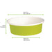 Insalatiera rotonda "Buckaty" in cartone verde - 580 ml - Ø 15 cm - H 5 cm - 360 unità - dimensions