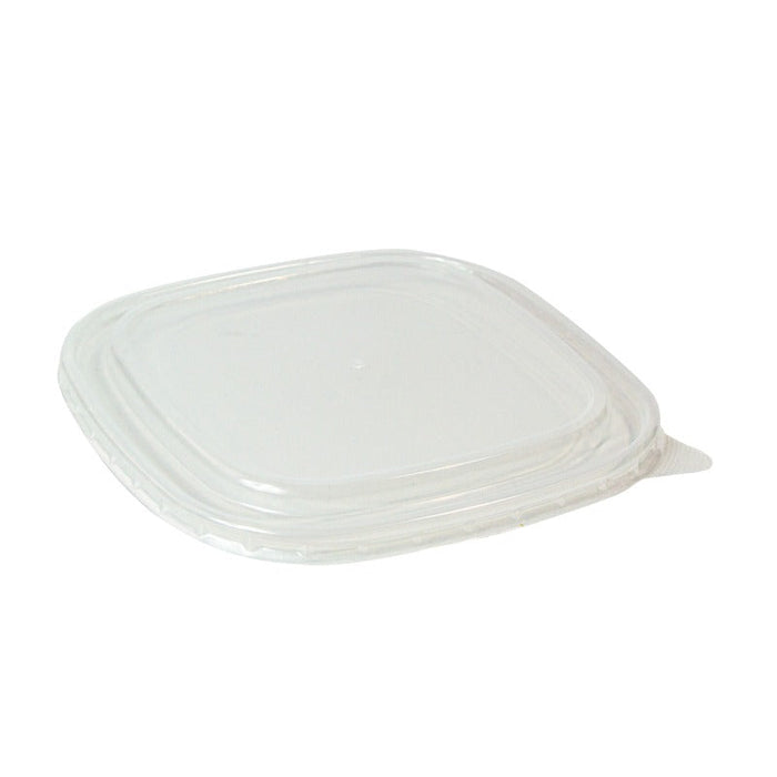 Coperchio quadrato in PP trasparente per insalatiera quadrata - 13 cm x 13 cm x 8 cm - Compatibile con 210PCAR500PPK, 210PCAR650PPK - 300 unità