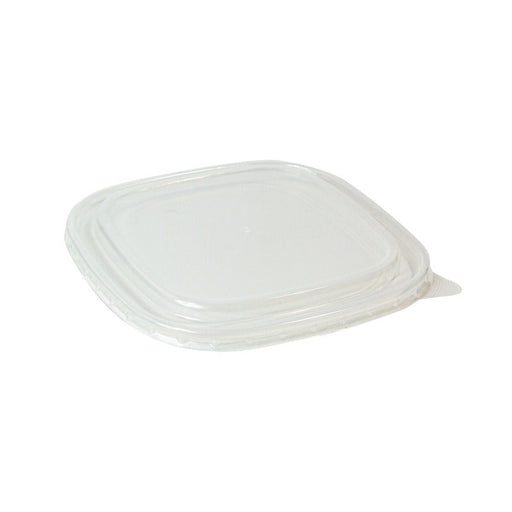 Coperchio quadrato in PET trasparente per insalatiera quadrata - 17 cm x 17 cm - Compatibile con 210PCAR1000PPK, 210PCAR1200PPK, 210PCAR1400PPK - 300 unità