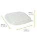 Coperchio quadrato in PP trasparente per insalatiera quadrata - 17 cm x 17 cm - Compatibile con 210PCAR1000PPK, 210PCAR1200PPK, 210PCAR1400PPK - 300 unità - dimensions