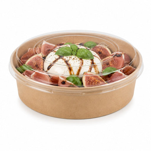 Coperchio piatto in PET trasparente - Ø 16,5 cm - Compatibile con 210PC11165K, 210PC12165K - 360 unità