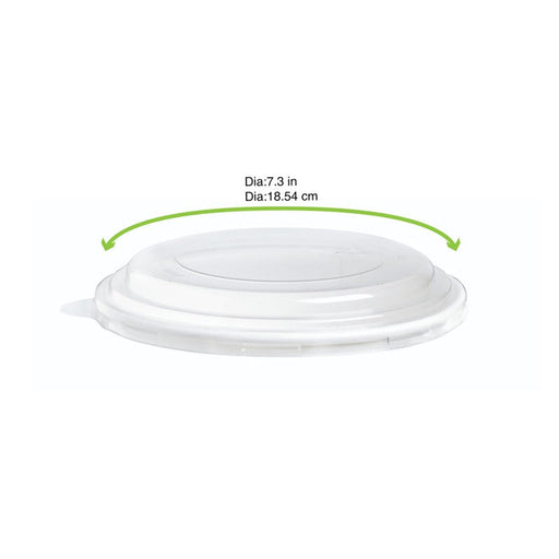 Coperchio in RPET trasparente - Ø 18,5 cm - 360 unità - dimensions