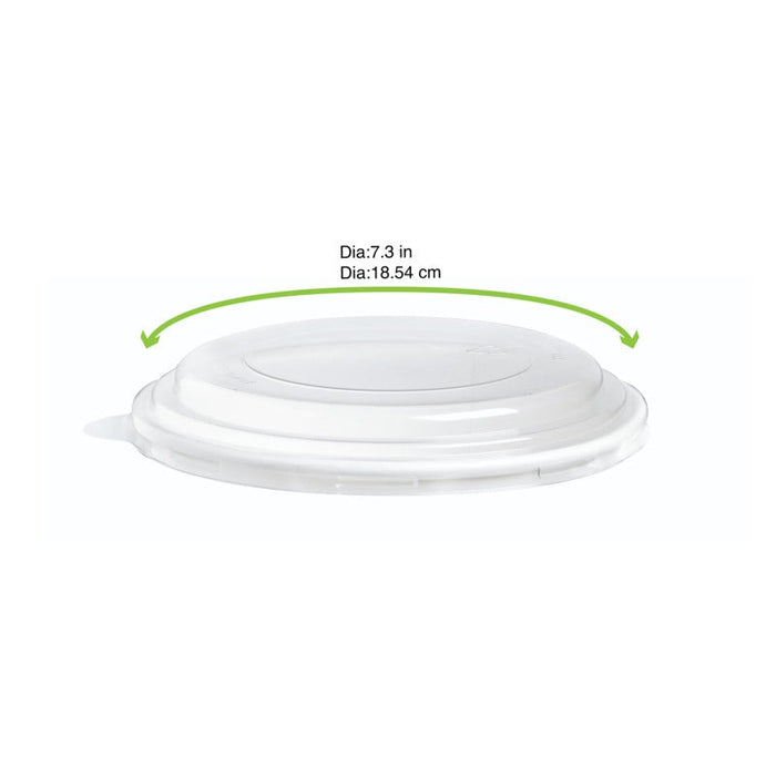 Coperchio in RPET trasparente - Ø 18,5 cm - 360 unità - dimensions