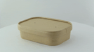 Coperchio in cartone kraft laminato PP - 17 cm x 12,2 cm x 1,7 cm - Compatibile con 210PCREC1000, 210PCREC500, 210PCREC750 - 200 unità