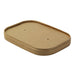Coperchio in cartone kraft laminato PP - 17 cm x 12,2 cm x 1,7 cm - Compatibile con 210PCREC1000, 210PCREC500, 210PCREC750 - 200 unità