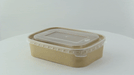 Coperchio rettangolare in PP trasparente - 17,2 cm x 12,2 cm x 0,9 cm - Compatibile con 210PCREC1000, 210PCREC500, 210PCREC750 - 200 unità