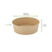 Insalatiera rotonda "Buckaty" in cartone di fibra di bambù senza plastica - 480 ml - Ø 15 cm - H 4,7 cm - 360 unità - dimensions