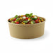 Insalatiera rotonda "Buckaty" in cartone kraft senza plastica - 580 ml - Ø 15 cm - H 5 cm - 360 unità