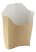 Bustina per patatine in kraft marrone - 11,5 cm x 9 cm x 11 cm - 1200 unità