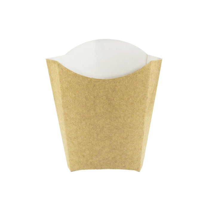 Bustina per patatine in kraft marrone - 480 ml - 11,5 cm x 9 cm x 14 cm - 1100 unità