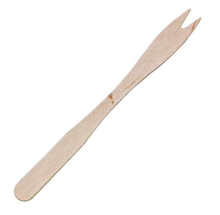 Forchettina per patatine in legno - 8,5 cm - 5000 unità