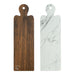 Tagliere aperitivo in cartone double face effetto marmo e legno - 9 cm x 29,5 cm - 400 unità