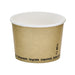 Contenitore in cartone bianco per caldo e freddo con rivestimento in PLA - 450 ml - Ø 11,4 cm - H 8 cm - 500 unità