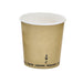 Contenitore in cartone bianco per caldo e freddo con rivestimento in PLA - 700 ml - Ø 11,4 cm - H 11,5 cm - 500 unità