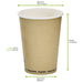 Contenitore in cartone bianco per caldo e freddo con rivestimento in PLA - 940 ml - Ø 11,4 cm - H 14,9 cm - 500 unità - dimensions